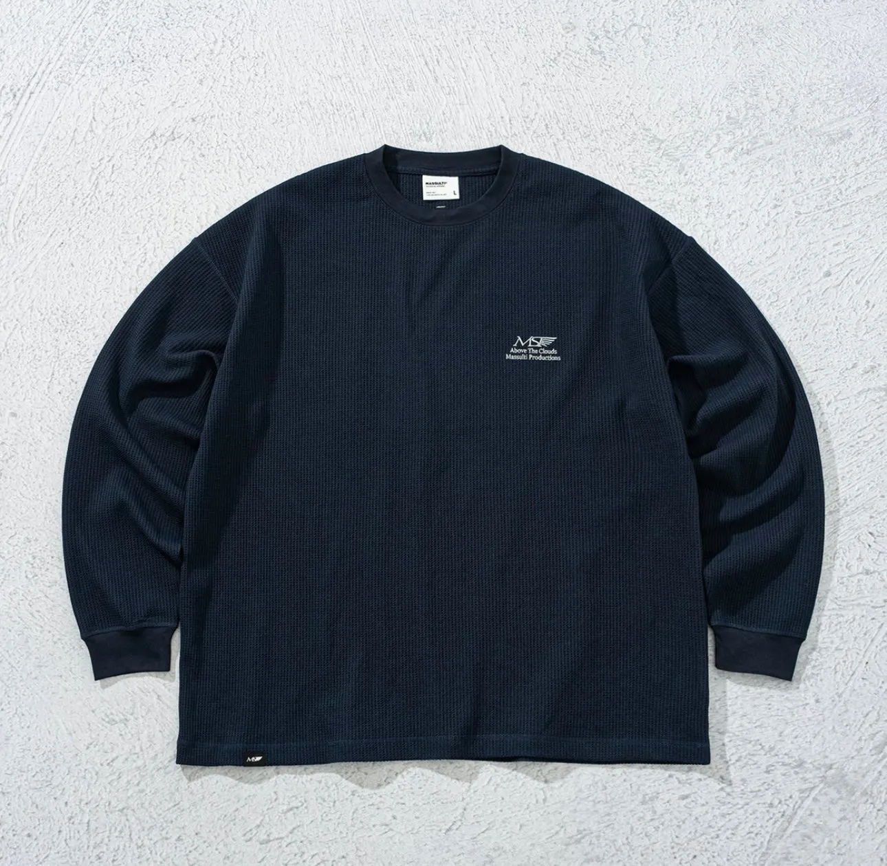 MASS 25SS WAFFLE LS TEE