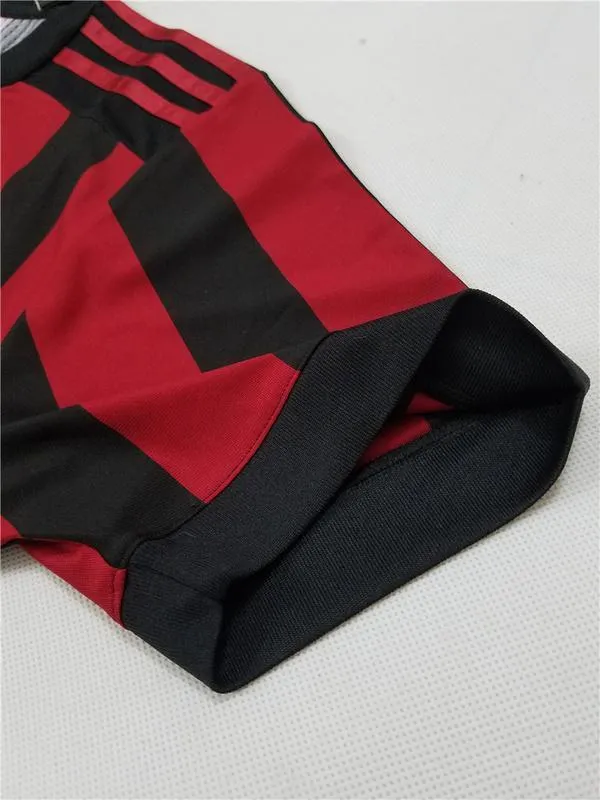 Men 63 Patrick Cutrone Jersey Home Soccer AC Milan Jersey 2018 Serie A