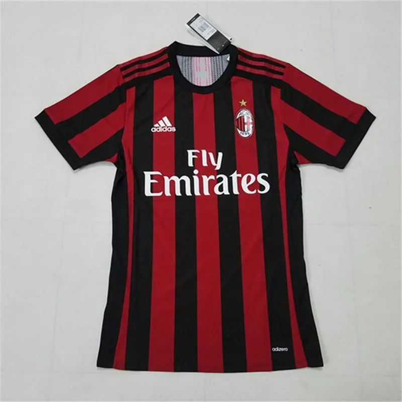 Men 63 Patrick Cutrone Jersey Home Soccer AC Milan Jersey 2018 Serie A