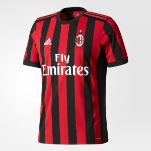Men 63 Patrick Cutrone Jersey Home Soccer AC Milan Jersey 2018 Serie A
