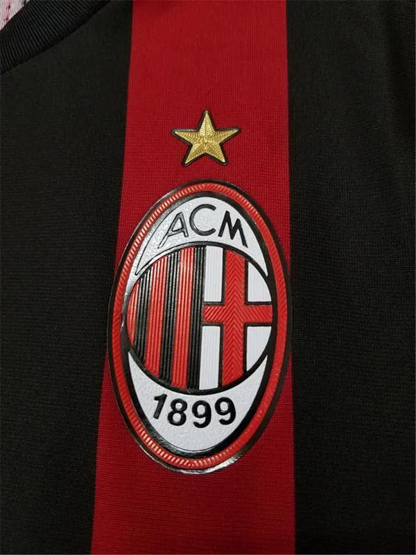 Men 63 Patrick Cutrone Jersey Home Soccer AC Milan Jersey 2018 Serie A