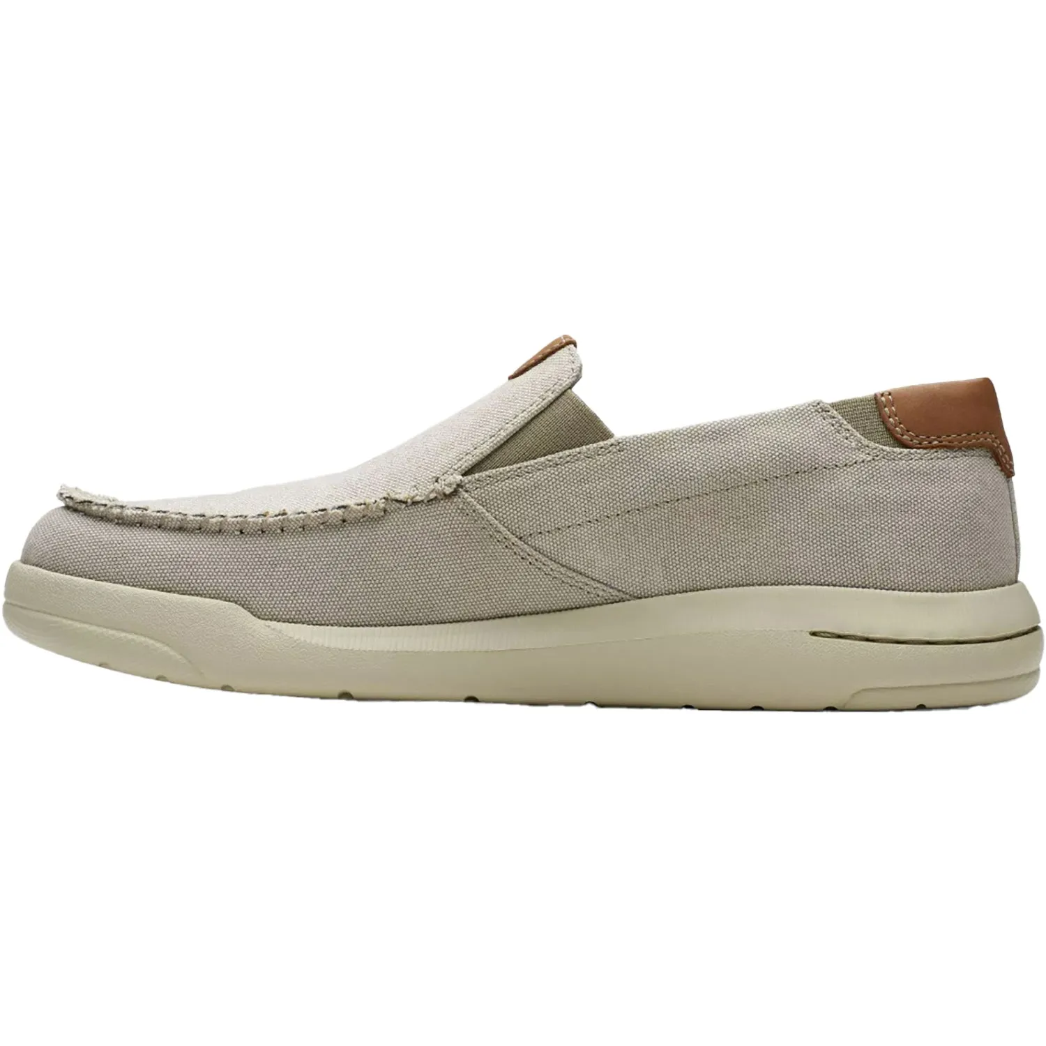 Men's Clarks Cloudsteppers Driftlite Step Light Grey Combi Synthetic