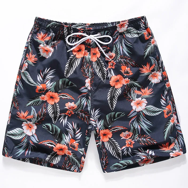 Men's Summer Quick Dry Funny Printing Beach Pants