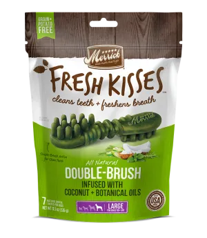 Merrick Fresh Kisses Coconut Oil Large Dental Dog Treats