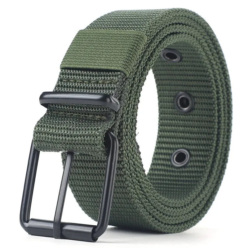 Military-Inspired Durable Canvas Belt