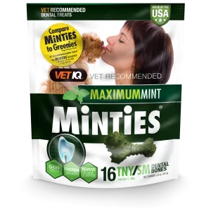 Minties Maximum Mint Tiny/Small Dental Chews