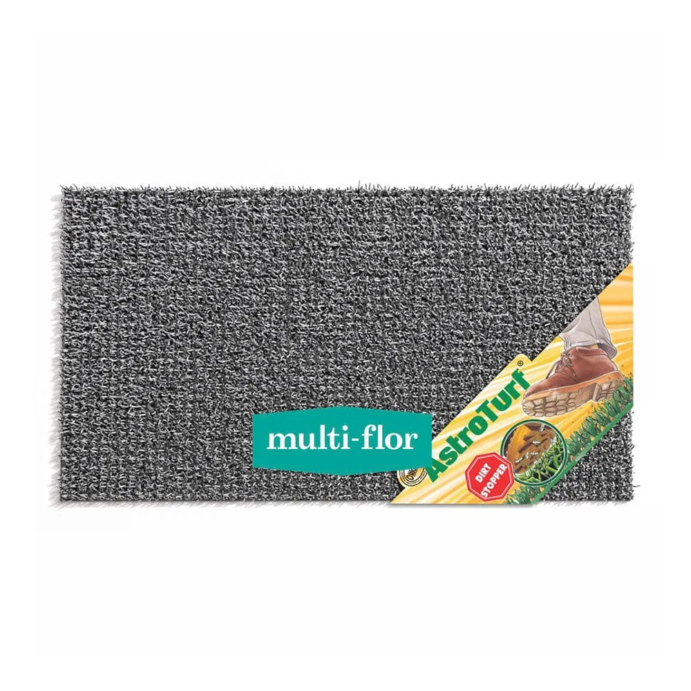 Multi-Flor AstroTurf Door Mat Silver Grey 40x70cm