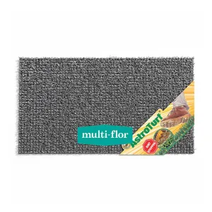 Multi-Flor AstroTurf Door Mat Silver Grey 40x70cm