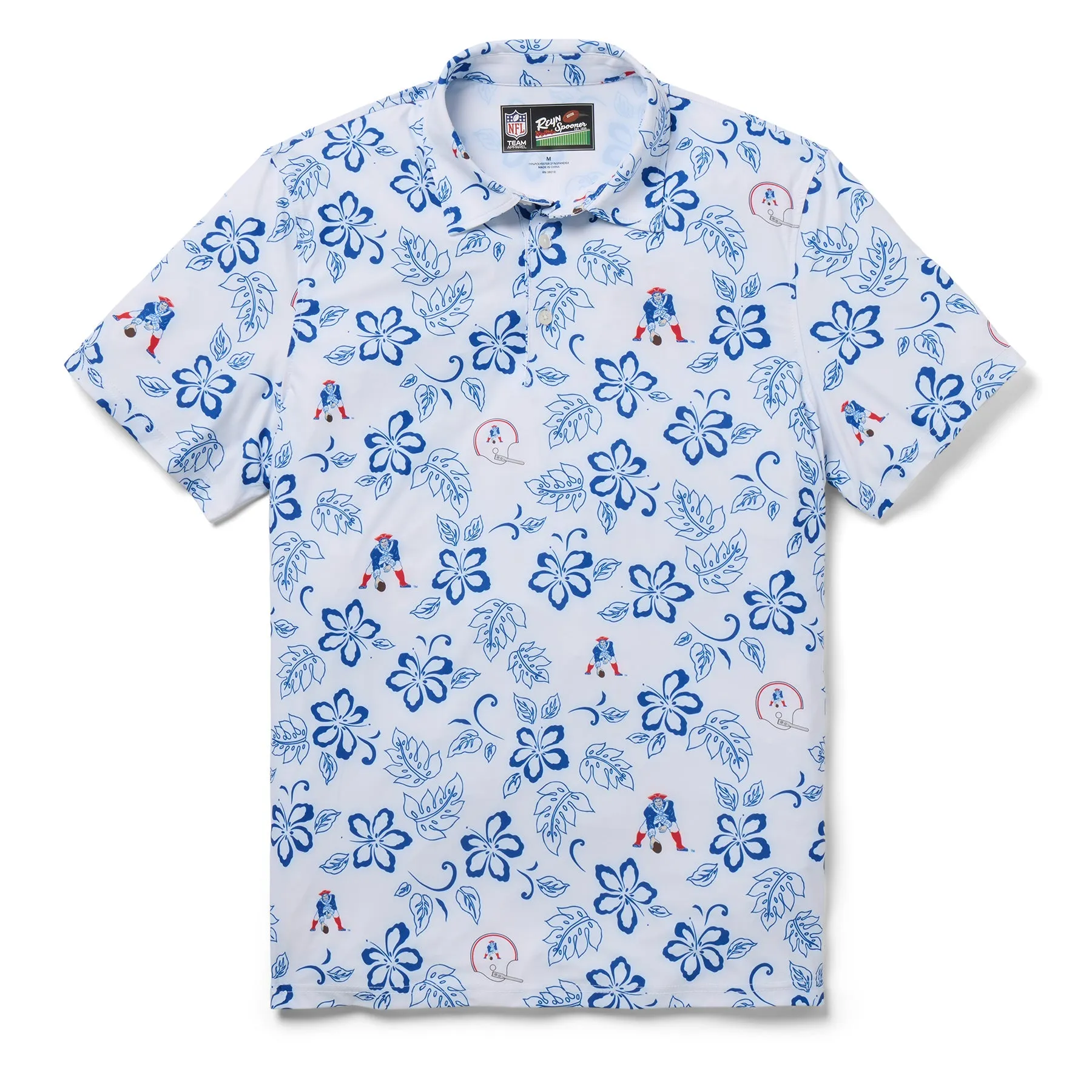 NEW ENGLAND PATRIOTS THROWBACK PERFORMANCE POLO