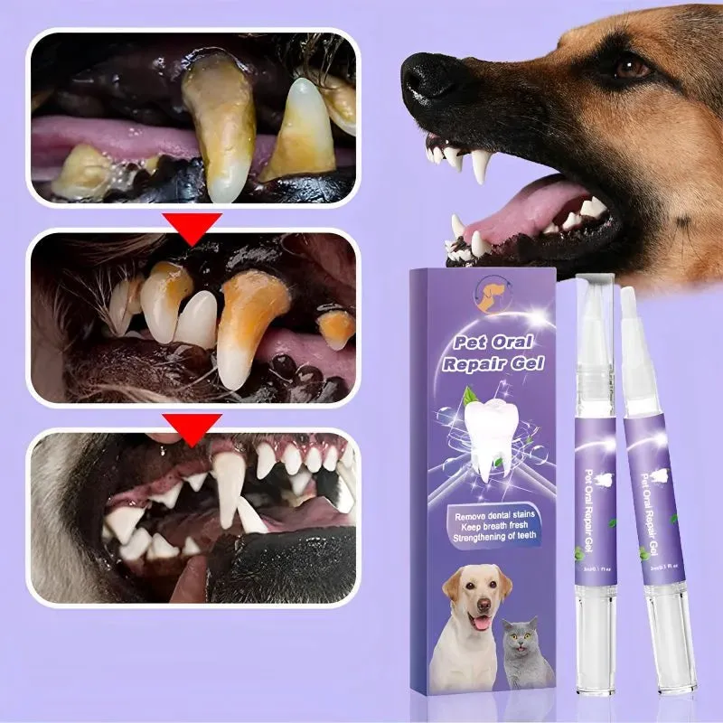 NEW Pet Oral Repair Gel, Safe and effective oral repair gel for dogs and cats
