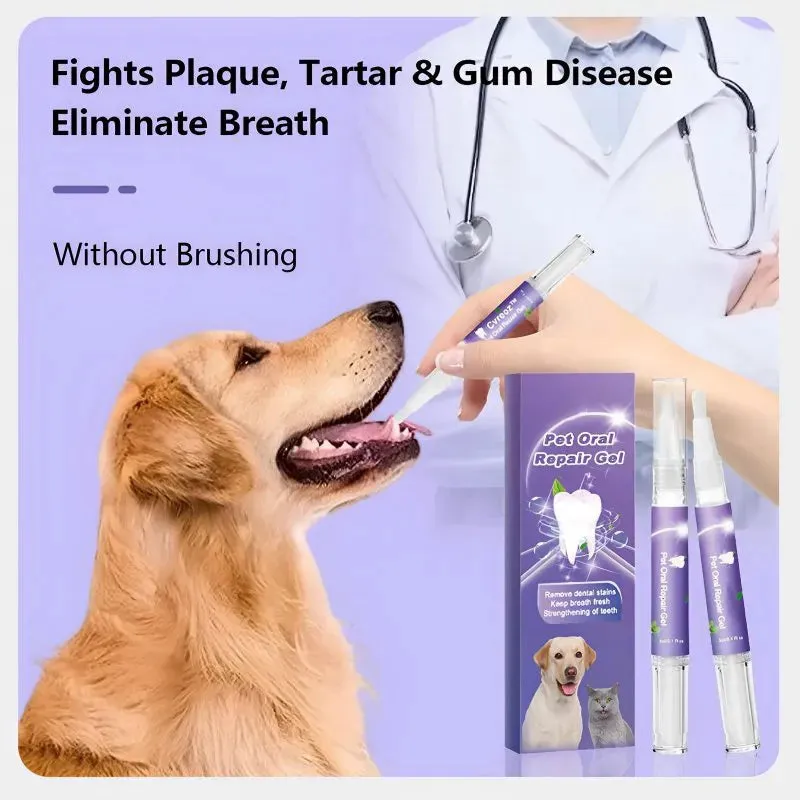 NEW Pet Oral Repair Gel, Safe and effective oral repair gel for dogs and cats