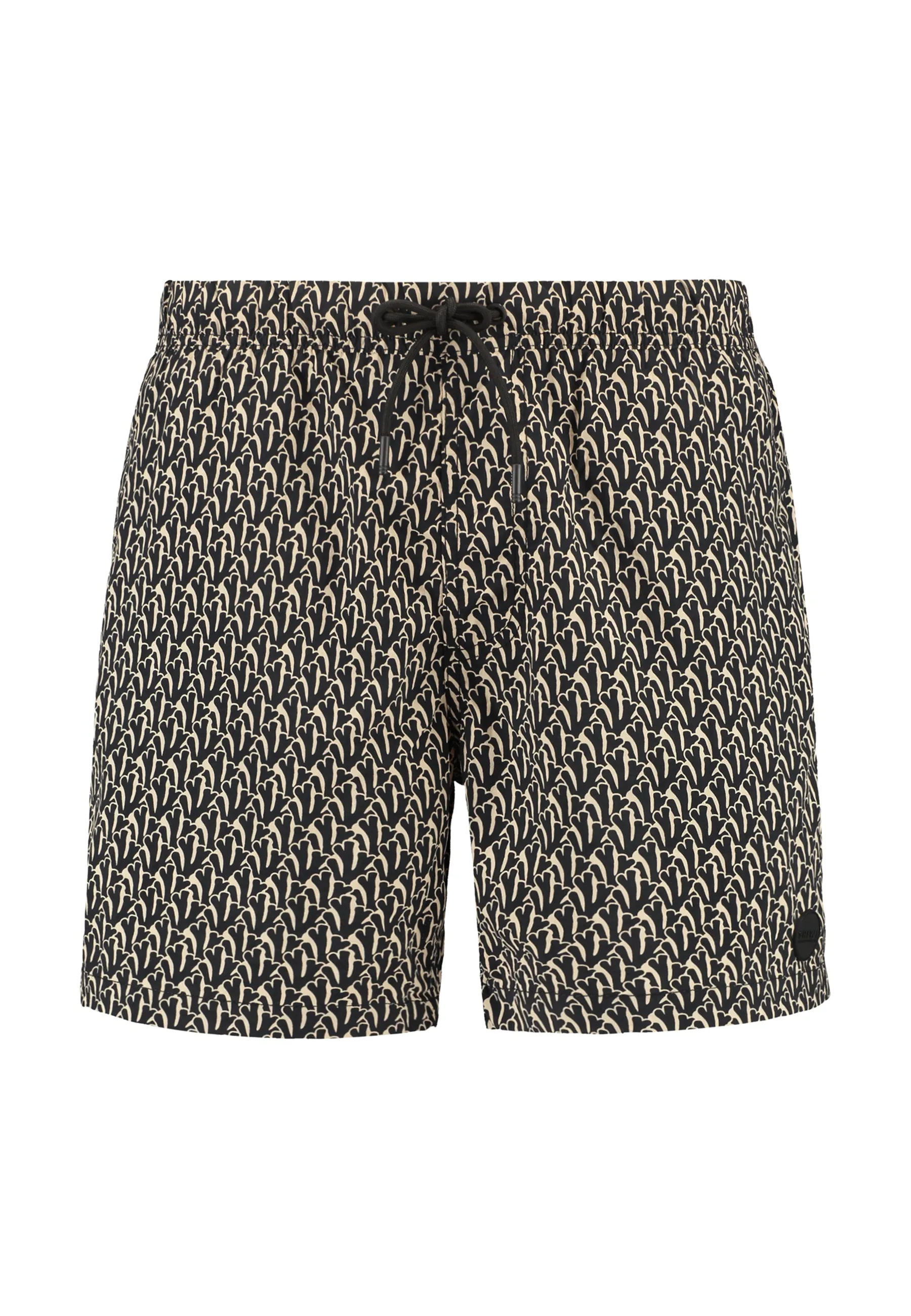 NICK QUICK DRY swim shorts wavy coral | black