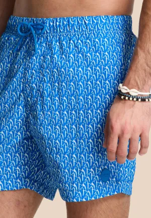 NICK QUICK DRY swim shorts wavy coral | blue azure