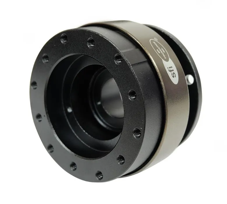 NRG SRK-200-1BK Black Body Chrome Ring Quick Release SFI SPEC 42.1