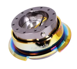 NRG SRK-280GM-MC Gun Metal Body / Neo Chrome Ring Quick Release Gen 2.8