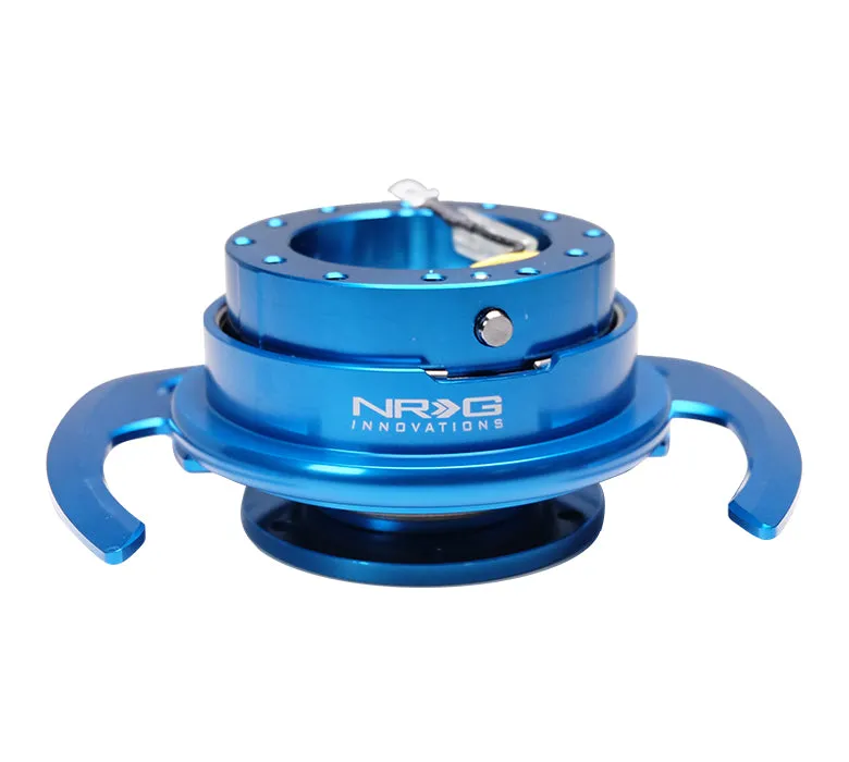 NRG SRK-700BL Blue Body / Blue Ring w/ Handles Quick Release Gen 4.0