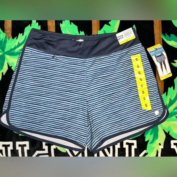 NWT! Hang Ten Women's Lightweight Quick Dry UPF 50 Casual Athletic Shorts