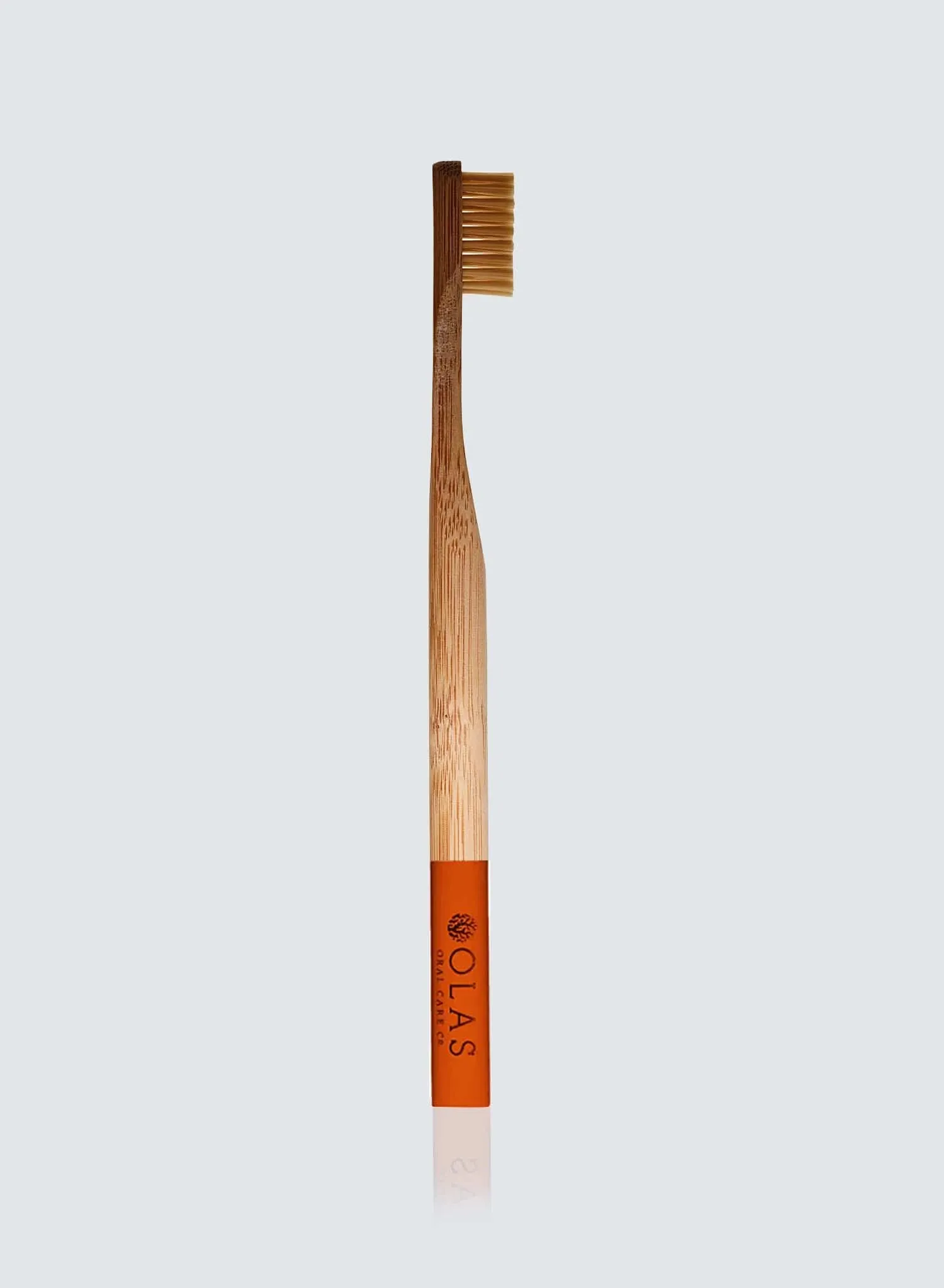 OLAS Toothbrush Natural - Red Handle