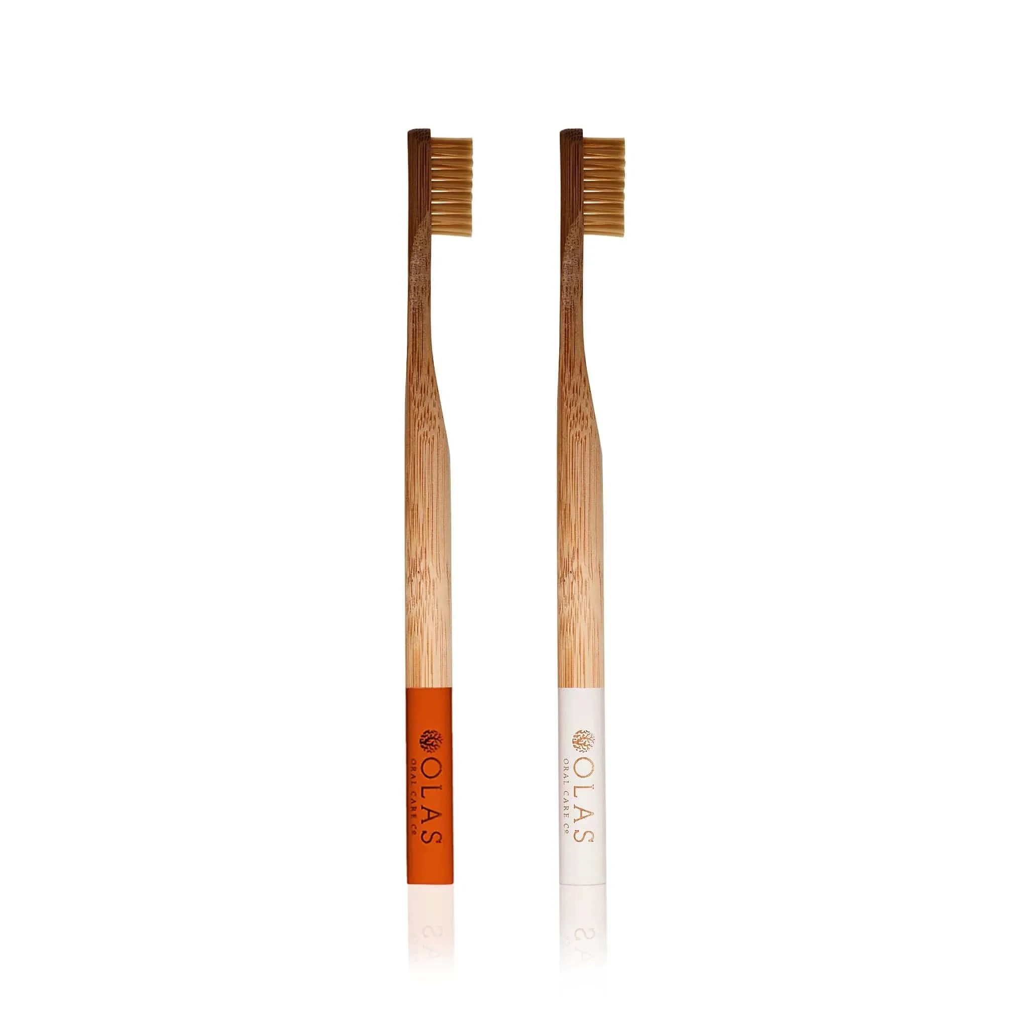OLAS Toothbrush Natural - Red Handle