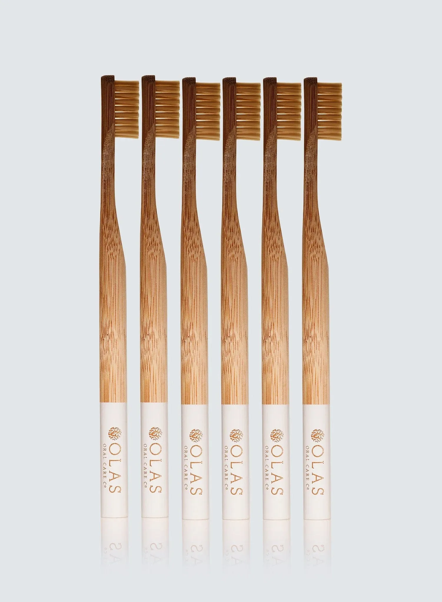 OLAS Toothbrush Natural - White Handle