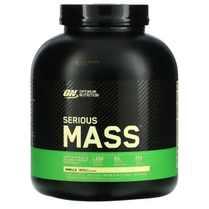 Optimum Nutrition Serious Mass (6 Lbs) Vanilla EXP Dec 2025