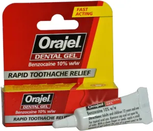Orajel (classic version of pain relief cream, toothache quickly relieve pain, essential at home) Orajel Dental Gel 5.3g