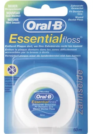 ORAL-B essence wax mint tooth floss 50m oral-B essential waxed mint mint Floss 50M