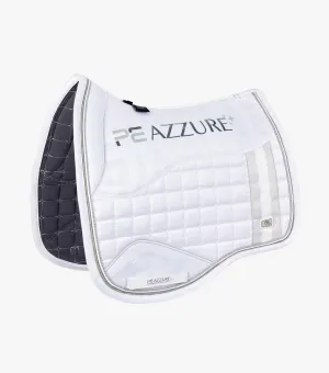 PEI Azzure Anti-Slip Satin Dressage Pad (White)