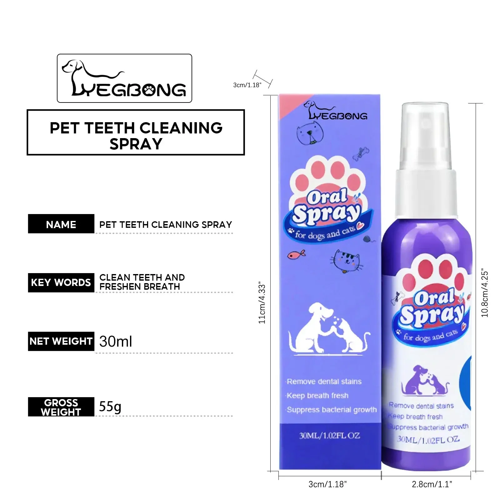 Pet Teeth Cleaning Spray