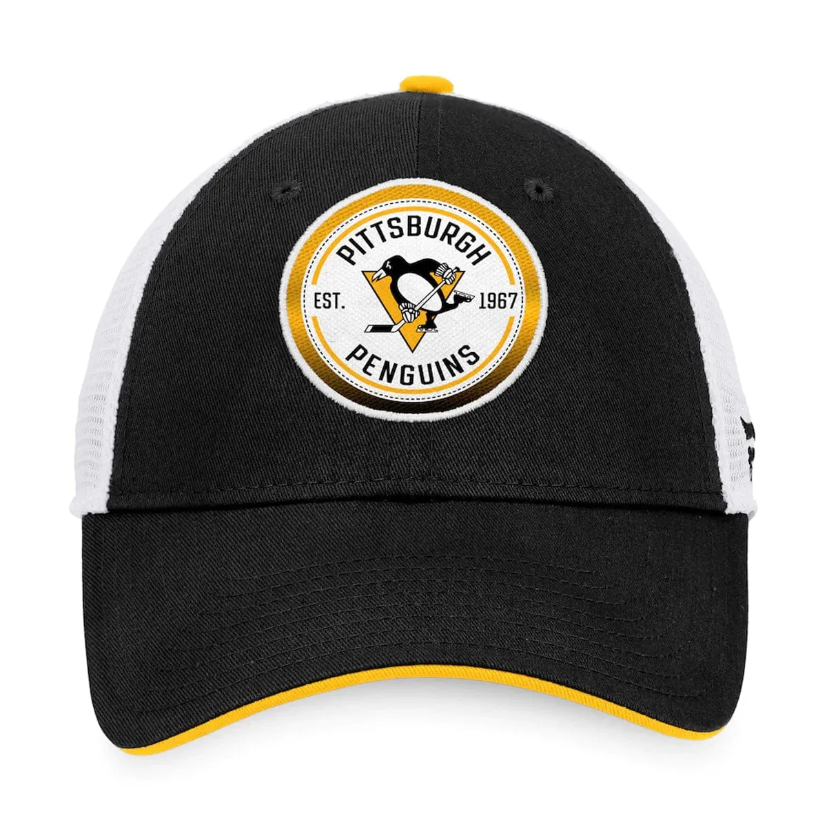 Pittsburgh Penguins Fanatics Iconic Gradient Structured Trucker Hat