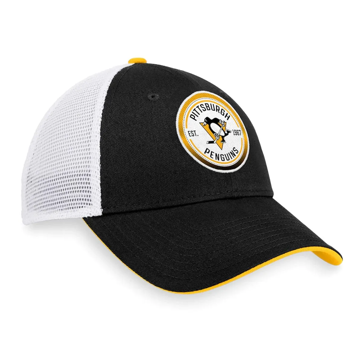 Pittsburgh Penguins Fanatics Iconic Gradient Structured Trucker Hat