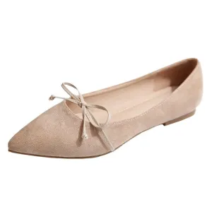 Pointed Toe Evening Shoes Flat Fairy Single Shoes Scoop Shoes Women's Shoes
