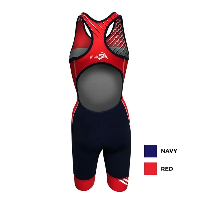 PRIMA 2 RACE OPENBACK TRISUIT BLACK RED
