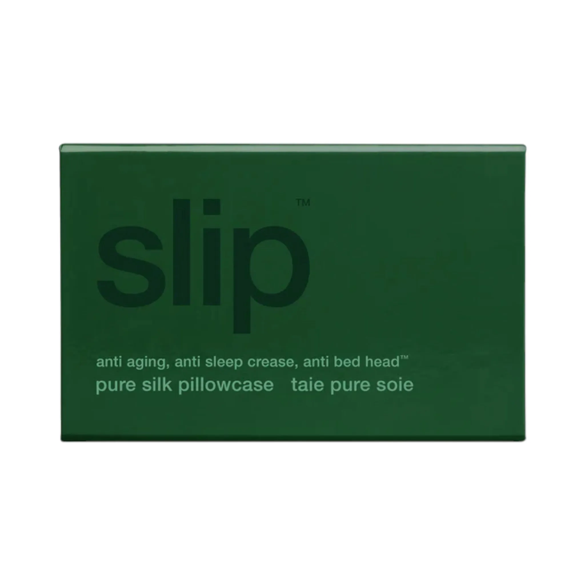 Pure Silk Pillowcase Queen - Moss Green