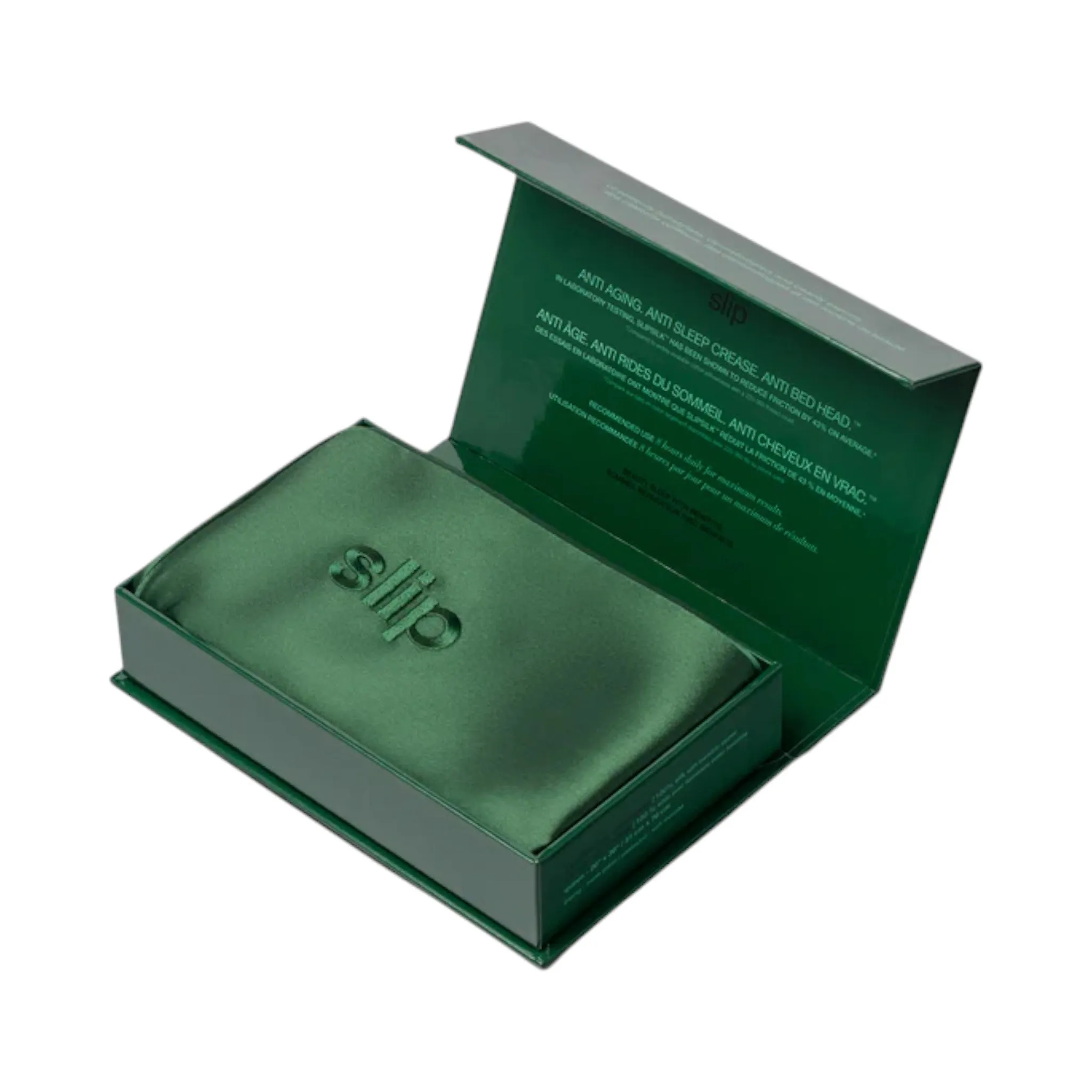 Pure Silk Pillowcase Queen - Moss Green