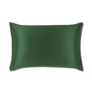 Pure Silk Pillowcase Queen - Moss Green