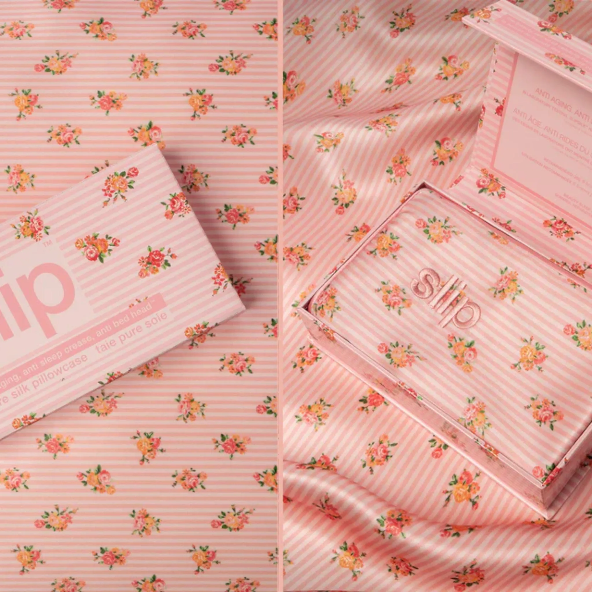 Pure Silk Pillowcase Queen - Petal