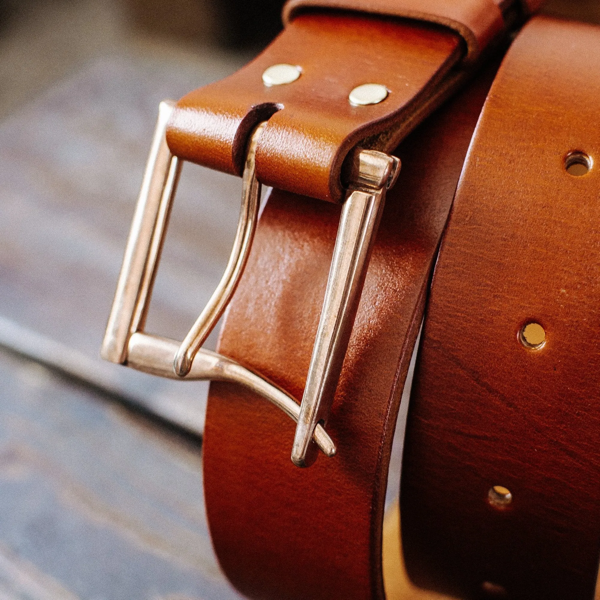 QUICK RELEASE LEATHER BELT