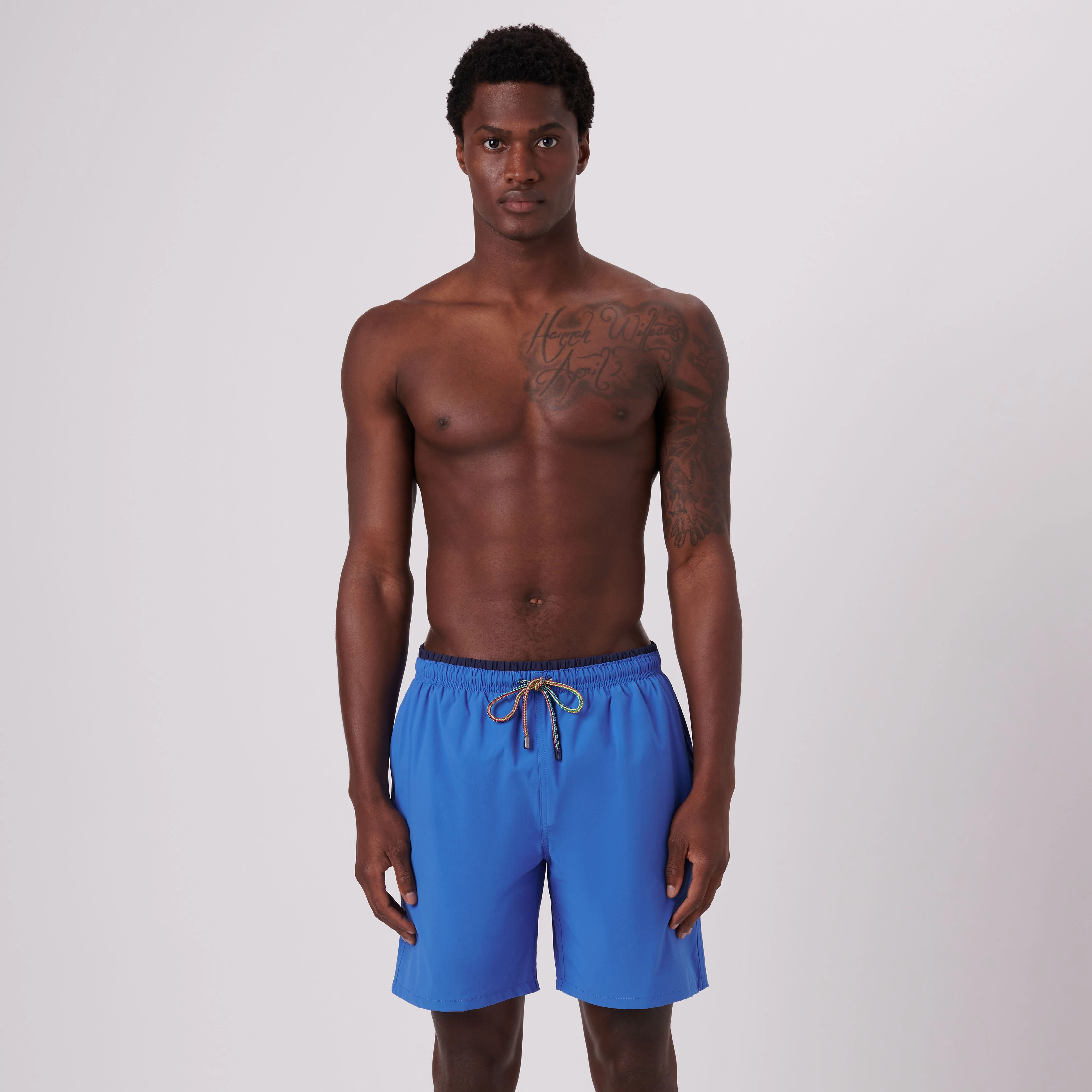 Quinn Solid Swim Trunks