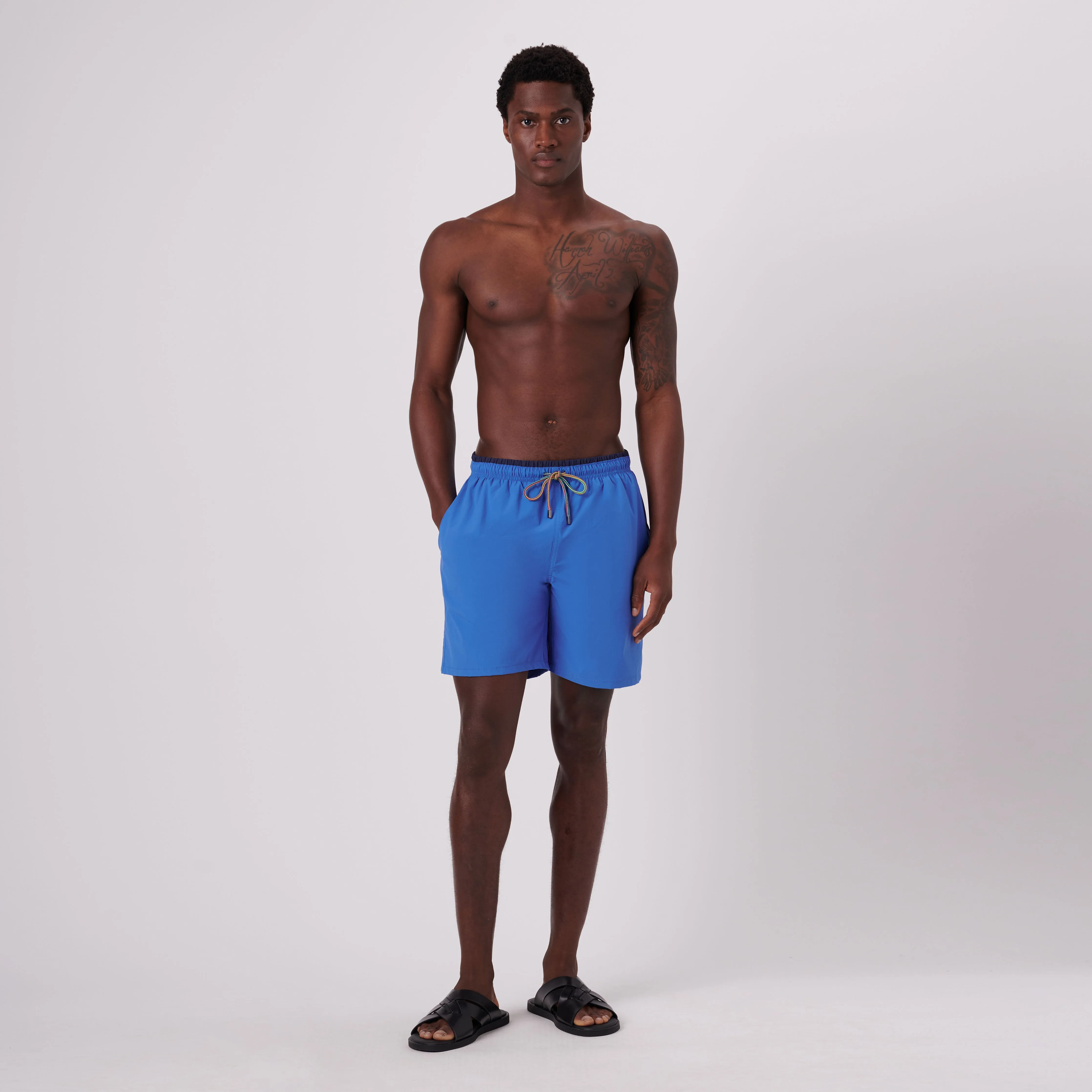 Quinn Solid Swim Trunks