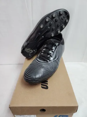 Rare Universe Point Men's Black Microfiber Ankle Cleats - Size: 13.5
