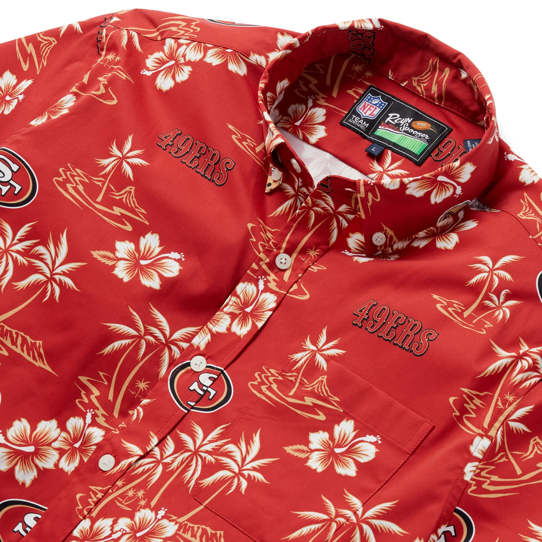SAN FRANCISCO 49ERS KEKAI PERFORMANCE BUTTON FRONT