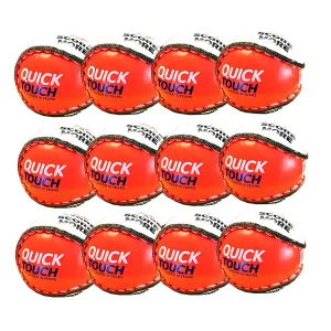 Score More Quick Touch Red Kids Hurling Sliotar 12 Pack