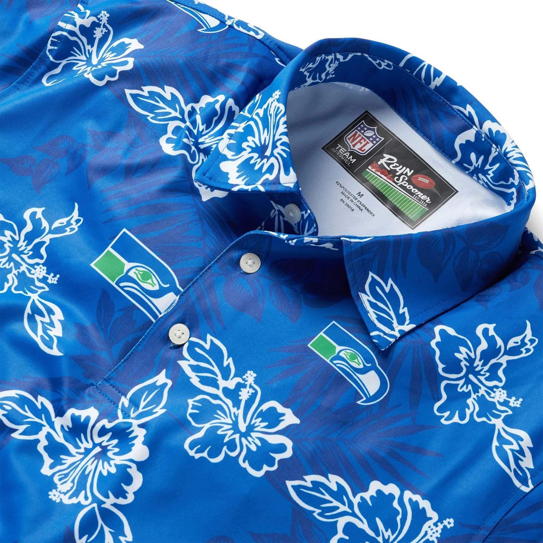 SEATTLE SEAHAWKS THROWBACK PERFORMANCE POLO