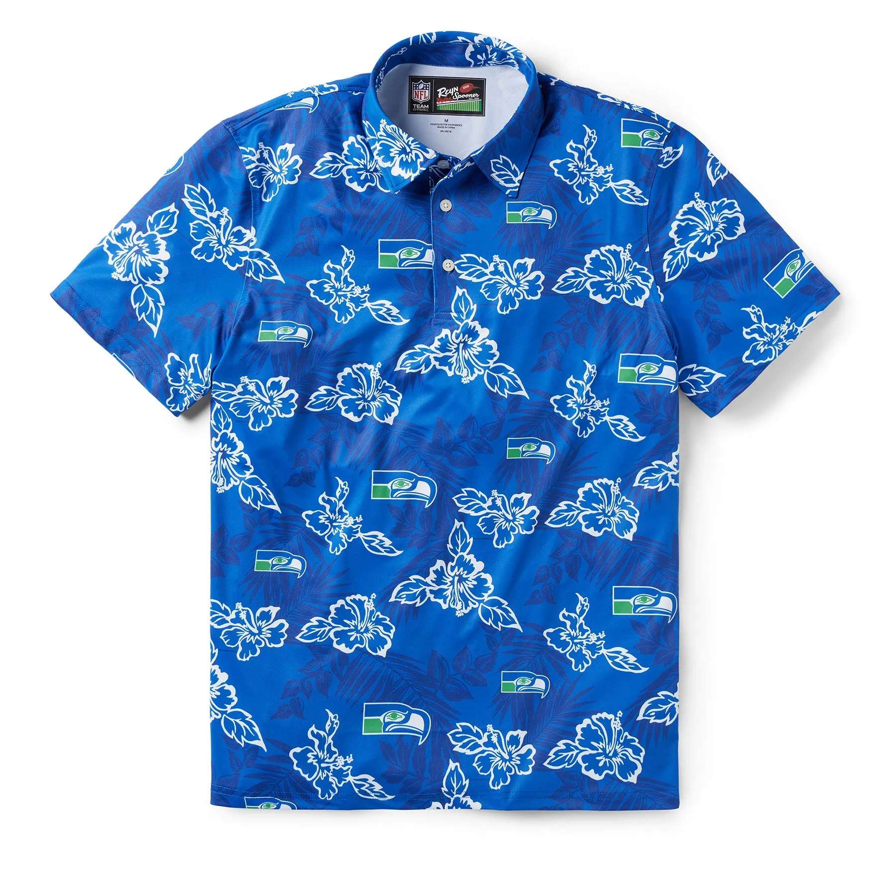SEATTLE SEAHAWKS THROWBACK PERFORMANCE POLO
