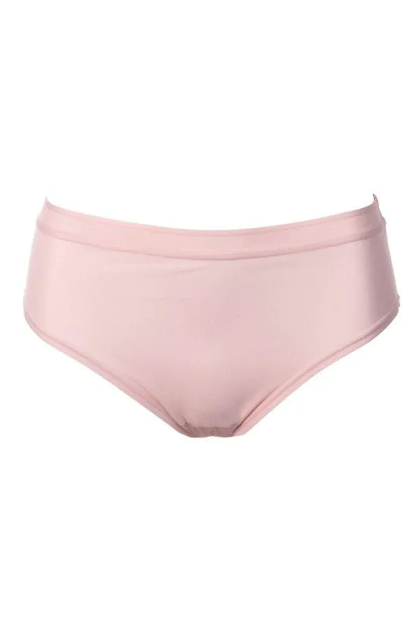Sheer Mesh High Cut Brief - Blushing Rose
