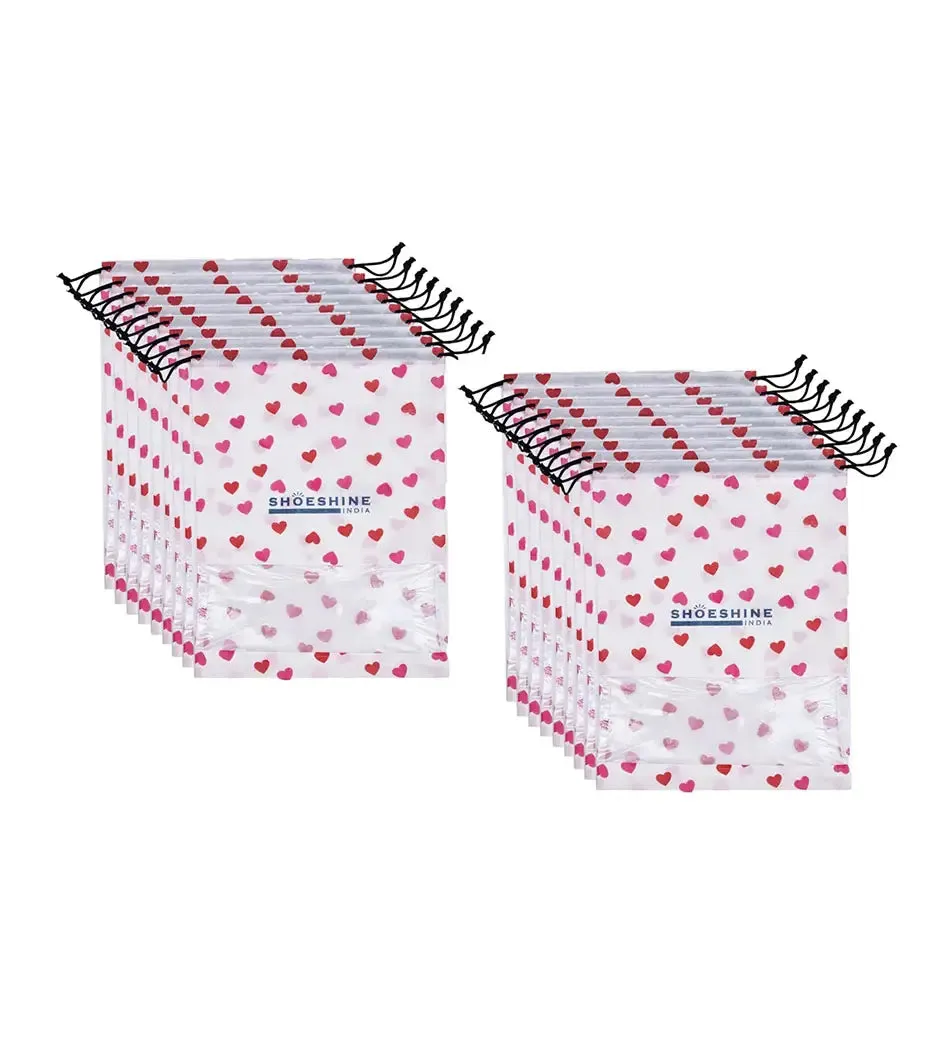 SHOESHINE Shoe Bags (Pack of 24) Travel Shoe Pouch - Navy