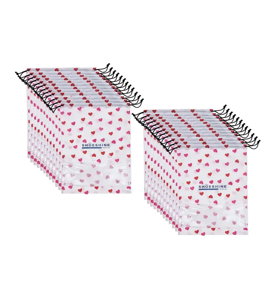 SHOESHINE Shoe Bags (Pack of 24) Travel Shoe Pouch - Navy
