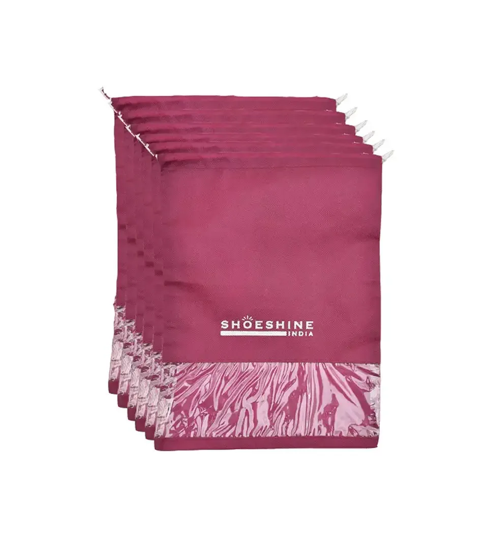 SHOESHINE Shoe Bags (Pack of 24) Travel Shoe Pouch - Navy