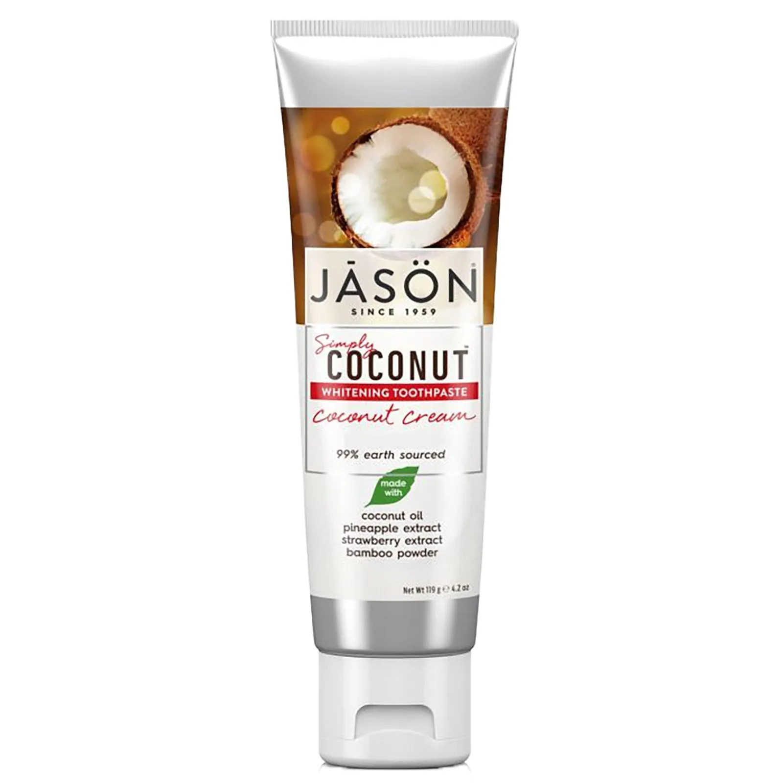 Simply Coconut Whitening Toothpaste, Coconut Cream